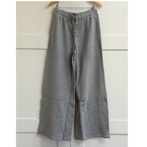 Negative Underwear Waffle Knit Track Pant in Heather Grey, Size Medium - Picture 7 of 11